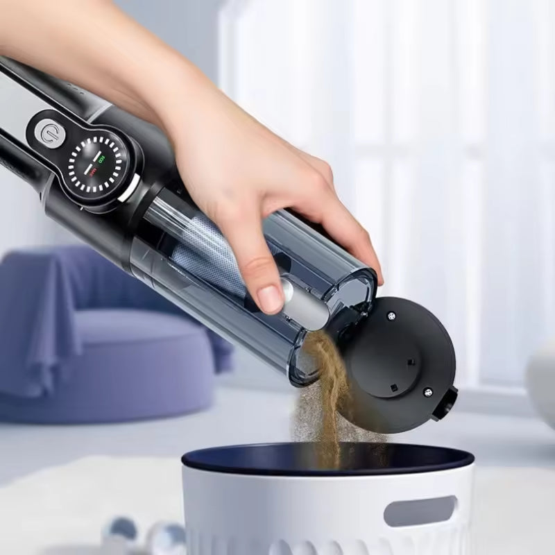 Wireless Car Vacuum Cleaner – One-Button Dust Dump