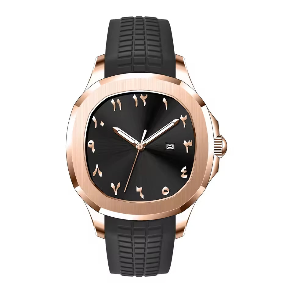 Watch Black Onyx Dial Yellow Gold