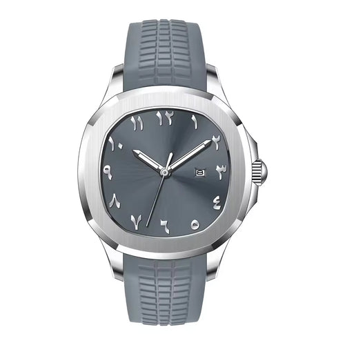 Smooth Bezel Watch Black Diamond Dial