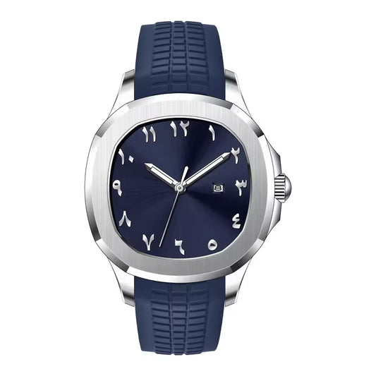 Oyster Perpetual White Gold Blue Ombré Dial, Fluted bezel