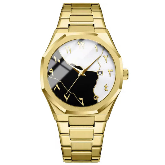 White Gold Diamond Paved Dial with Sapphires