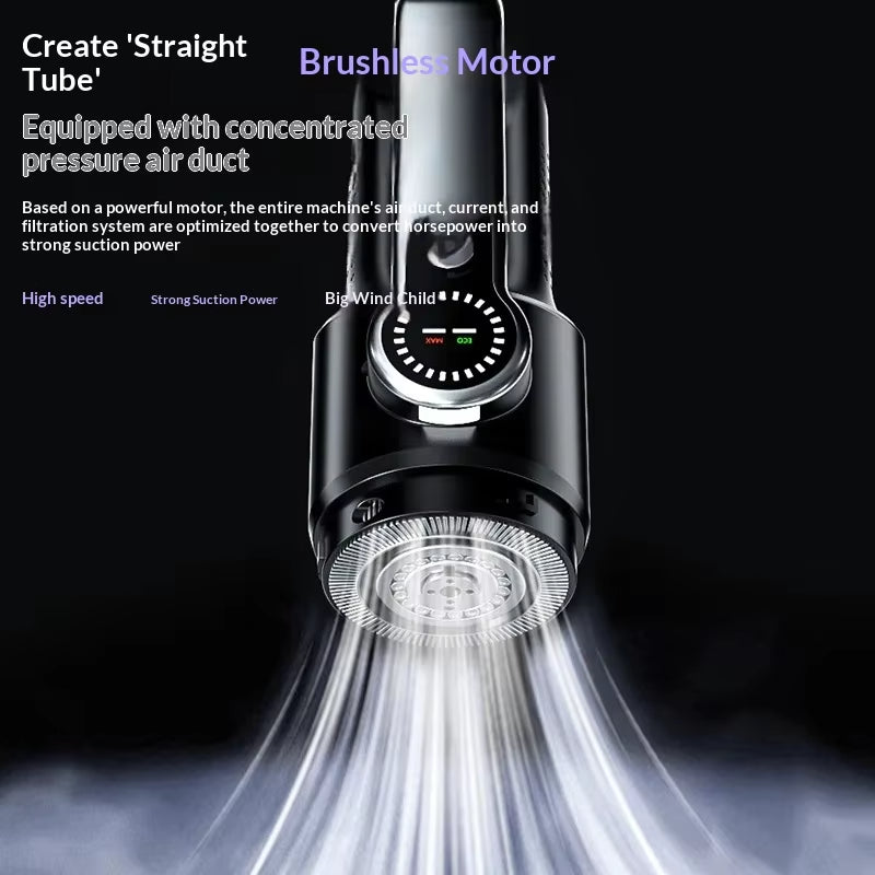 Wireless Car Vacuum Cleaner – One-Button Dust Dump