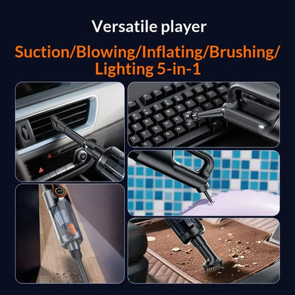 Wireless Car Vacuum Cleaner – One-Button Dust Dump